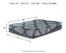 12 Inch Ashley Hybrid California King Mattress Myrtle Mattress